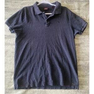 Scotch & Soda Mens Polo Shirt Size L Navy Amsterdam Couture